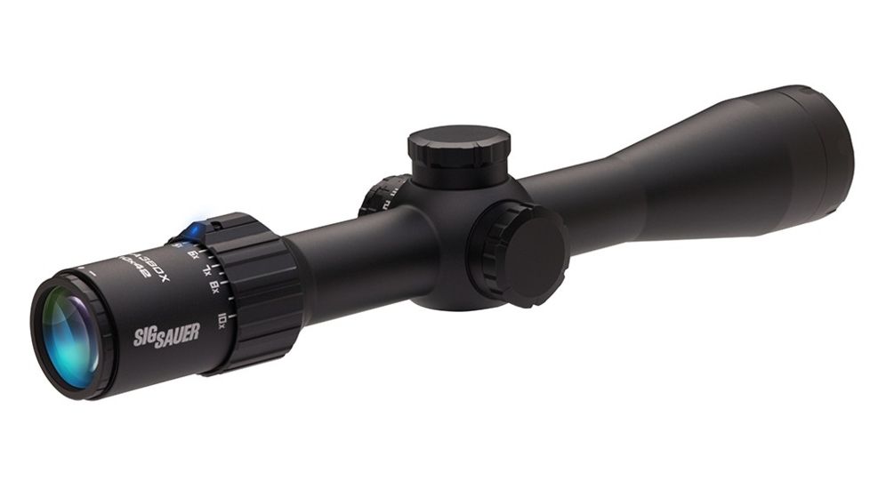 SIG SAUER Sierra3 BDX 10x42mm Rifle Scope 30mm Tube, Second Focal Plane, Black, Digital Ballistic Reticle, MOA, SOSBDX33111