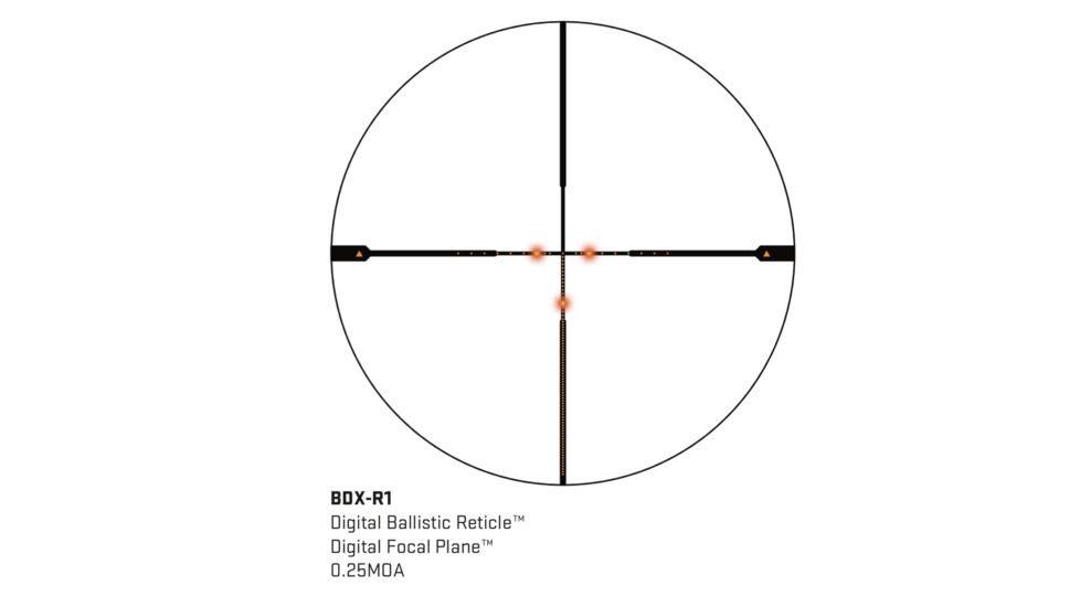 SIG SAUER Sierra3BDX 4.5-14x44mm Rifle Scope 30mm Tube, Second Focal Plane, Black, Digital Ballistic Reticle, MOA, SOSBDX34111