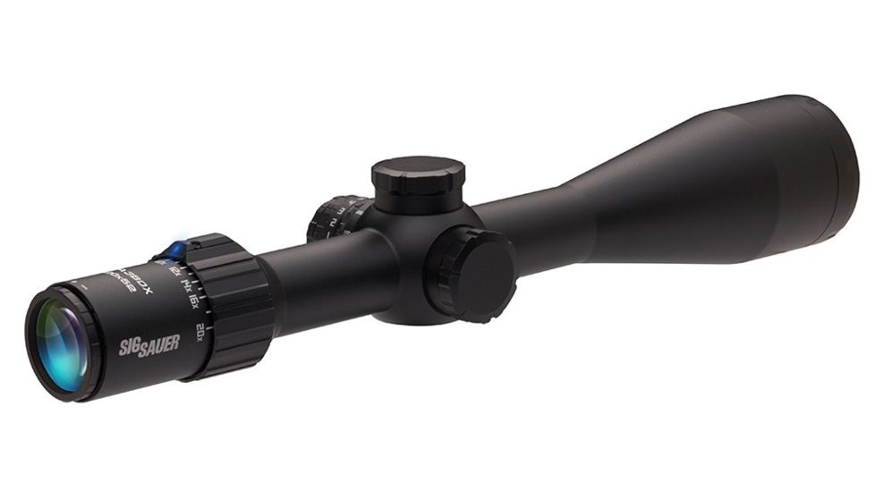 SIG SAUER Sierra3BDX Riflescope, 6.5-20x52mm, 30mm Tube, Second Focal Plane, BDX-R1 Digital Reticle, Black, SOSBDX36111