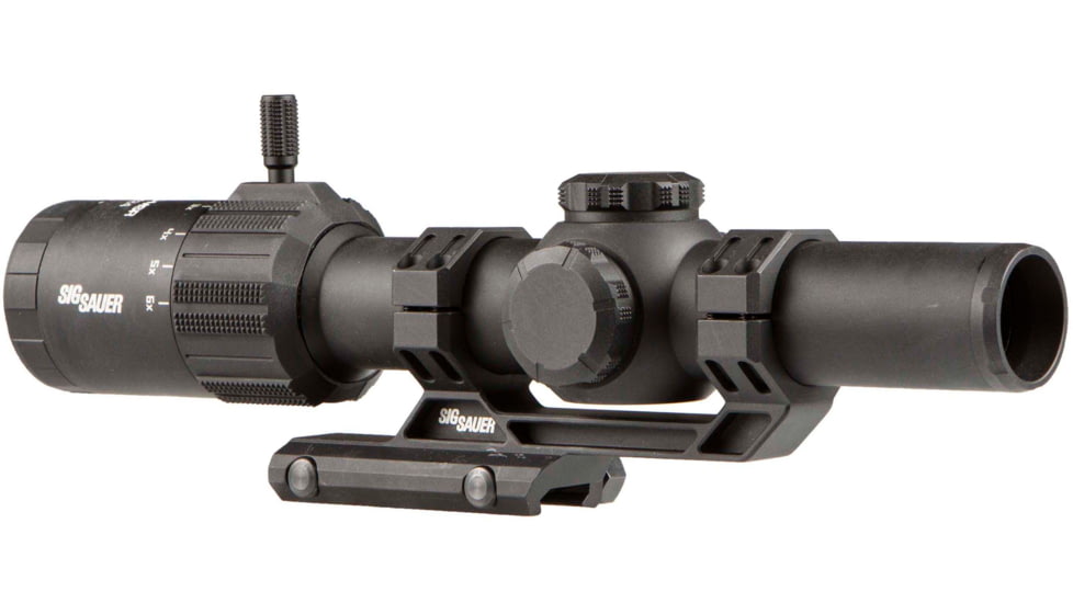 SIG SAUER Tango MSR LPVO Rifle Scope, 1-6x24mm, 30mm Tube, Second Focal Plane, Illuminated BDC6 Reticle, Black, SOT61000