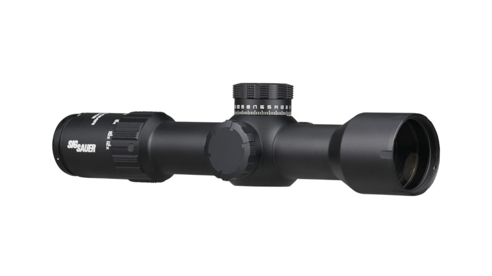 SIG SAUER TANGO DMR, Rifle Scope, 2-12X Magnification, First Focal Plane, MOA Illuminated Milling 2.0 Reticle, 42mm Objective, 30mm Main Tube, Black, SOTD62111