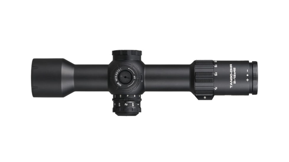 SIG SAUER TANGO DMR, Rifle Scope, 2-12X Magnification, First Focal Plane, MOA Illuminated Milling 2.0 Reticle, 42mm Objective, 30mm Main Tube, Black, SOTD62111