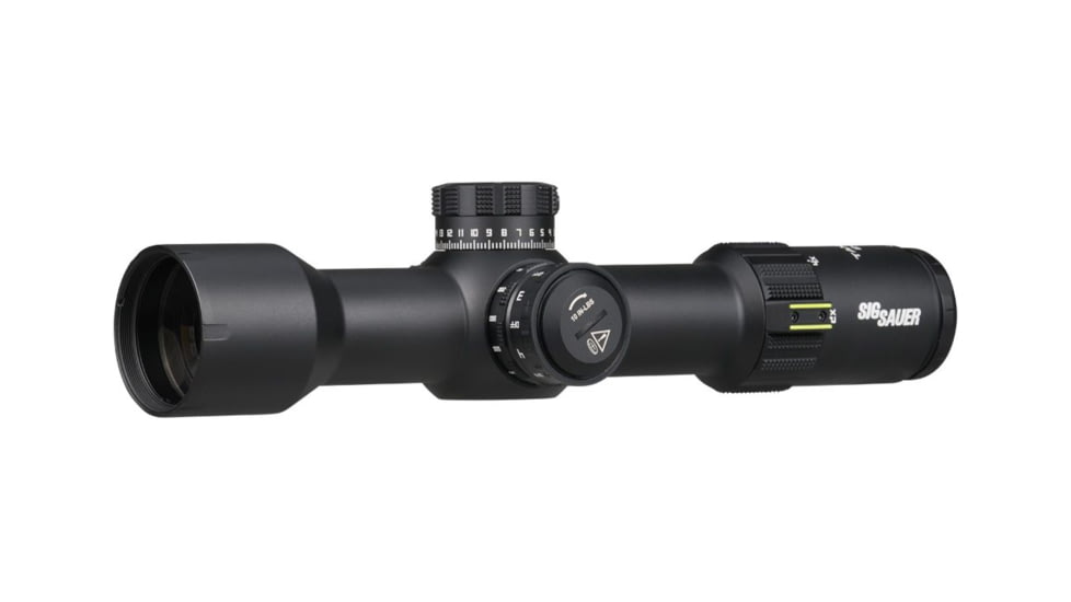 SIG SAUER TANGO DMR, Rifle Scope, 2-12X Magnification, First Focal Plane, MOA Illuminated Milling 2.0 Reticle, 42mm Objective, 30mm Main Tube, Black, SOTD62111