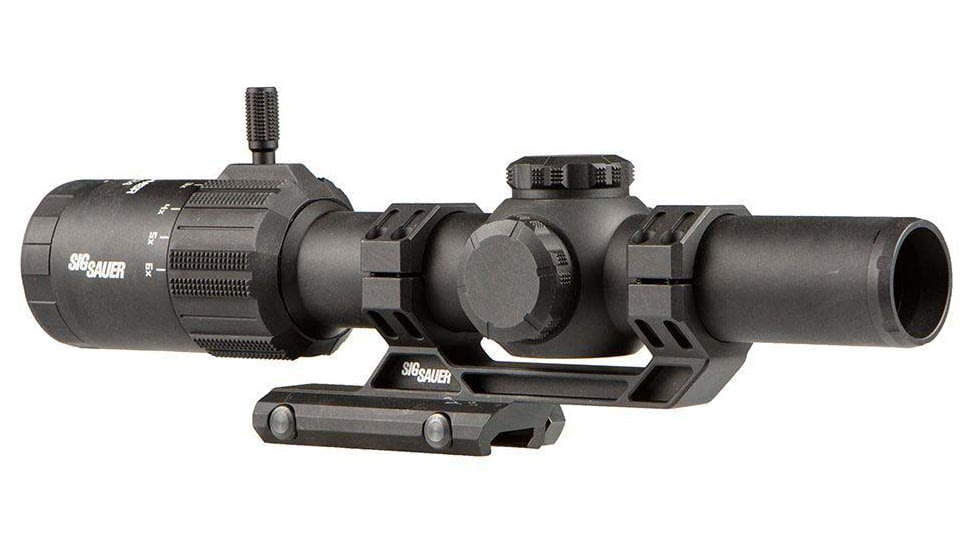 SIG SAUER Tango MRS 1-6X24mm Rifle Scope, 30mm Tube, First Focal Plane, Illuminated BDC6, 0.5 MOA, Black, SOTM61002