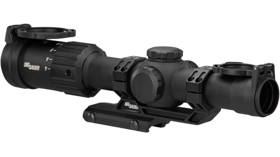 SIG SAUER Tango-MSR Compact 1-6x24mm LPVO 30mm Rifle Scope Combo, Second Focal Plane, Illuminated BDC6, Black, SOTMC61000-R1
