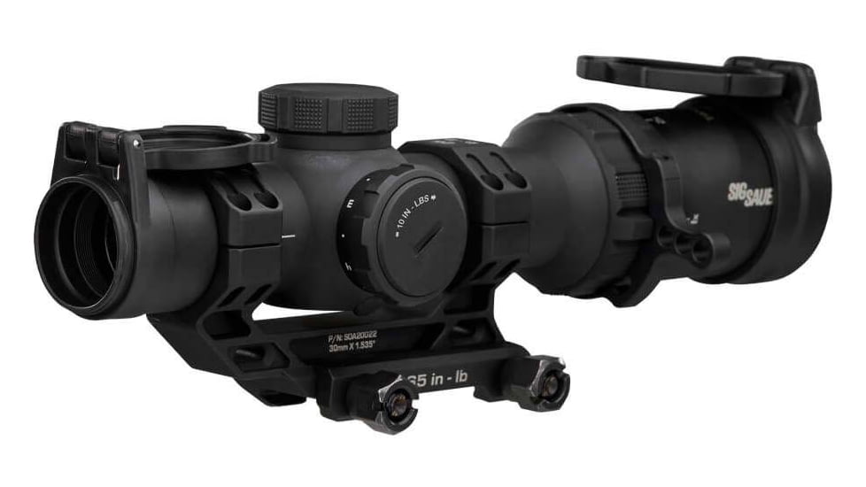 Sig Sauer TANGO MSR Compact 1-6x24mm LPVO 30mm Tube Rifle Scope, Second Focal Plane, Illuminated MSR BDC-6 Reticle, Black, SOTMC61000