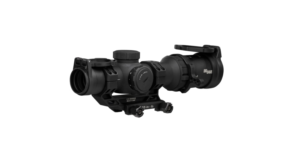Sig Sauer TANGO MSR Compact, Rifle Scope, 1-6X Magnification, Second Focal Plane, Illuminated BDC 6 Reticle, 24mm Objective, 30mm Main Tube, Black, Includes ALPHA MSR 1.535&quot; Mount, SOTMC61000
