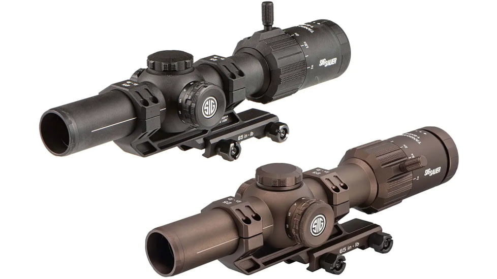 SIG SAUER TANGO-MSR LPVO 1-6x24mm Rifle Scope, 30mm Tube, Second Focal Plane