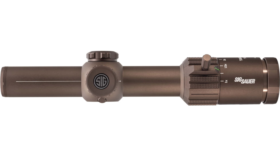 SIG SAUER Tango MSR LPVO Rifle Scope w/1.535 Mount, 1-6x24mm, 30mm Tube, Second Focal Plane, Illuminated BDC 6 Reticle, Coyote Brown, SOTM61200