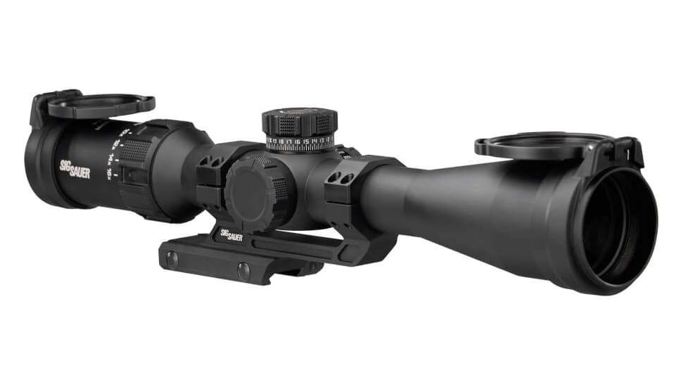 Sig Sauer TANGO SPR, Rifle Scope, 4-16X Magnification, Second Focal Plane, MOA Non-Illuminated Reticle, 44mm Objective, 30mm Tube, Black, w/ ALPHA MSR 1.535" Mount, SOTS44000