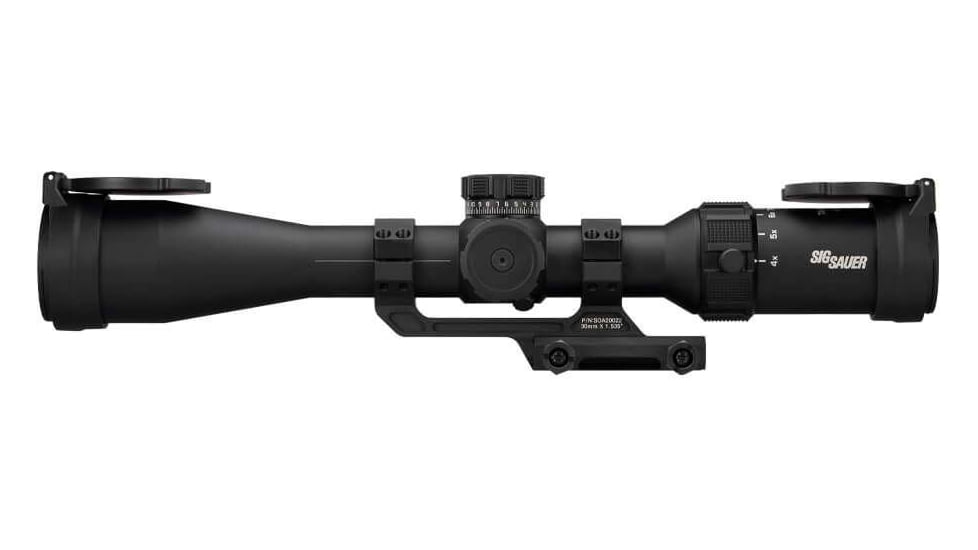 Sig Sauer TANGO SPR, Rifle Scope, 4-16X Magnification, Second Focal Plane, MOA Non-Illuminated Reticle, 44mm Objective, 30mm Tube, Black, w/ ALPHA MSR 1.535" Mount, SOTS44000