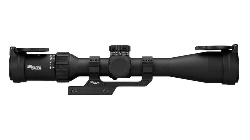 Sig Sauer TANGO SPR, Rifle Scope, 4-16X Magnification, Second Focal Plane, MOA Non-Illuminated Reticle, 44mm Objective, 30mm Tube, Black, w/ ALPHA MSR 1.535" Mount, SOTS44000