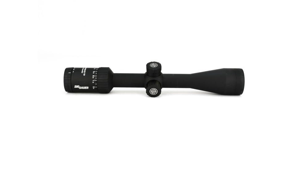 SIG SAUER Whiskey3 3-9x40mm Rifle Scope 1 inch Tube, Second Focal Plane, Black, BDC-1 Standart Quadplex Reticle, MOA, SOW33204