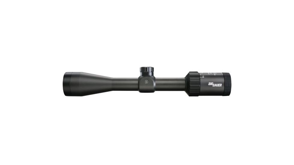 SIG SAUER Whiskey3 3-9x40mm Rifle Scope 1 inch Tube, Second Focal Plane, Black, BDC-1 Standart Quadplex Reticle, MOA, SOW33204