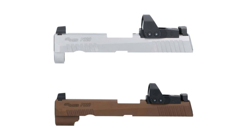 Sig Sauer XSeries 3.9in Slide Assemblies, Coyote Tan, White