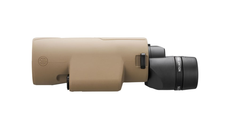 SIG SAUER ZULU6-HDX 18x50mm Schmidt-Pechan Prism PRO Image Stabilized Binocular, FDE, SOZ6WP1850