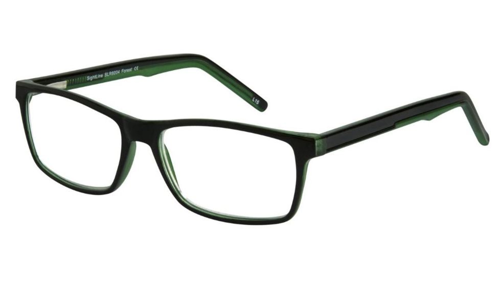Sightline 6004 Bifocal Prescription Eyeglasses, Black Frame, SLR6004FOR100BI