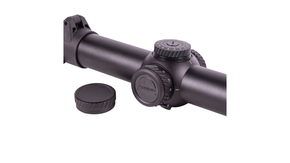 SightMark 1-6x24mm Presidio CR1 Riflescope, 30mm, Second Focal Plane, Red Illuminated BDC Reticle, Black, SM13140CR1