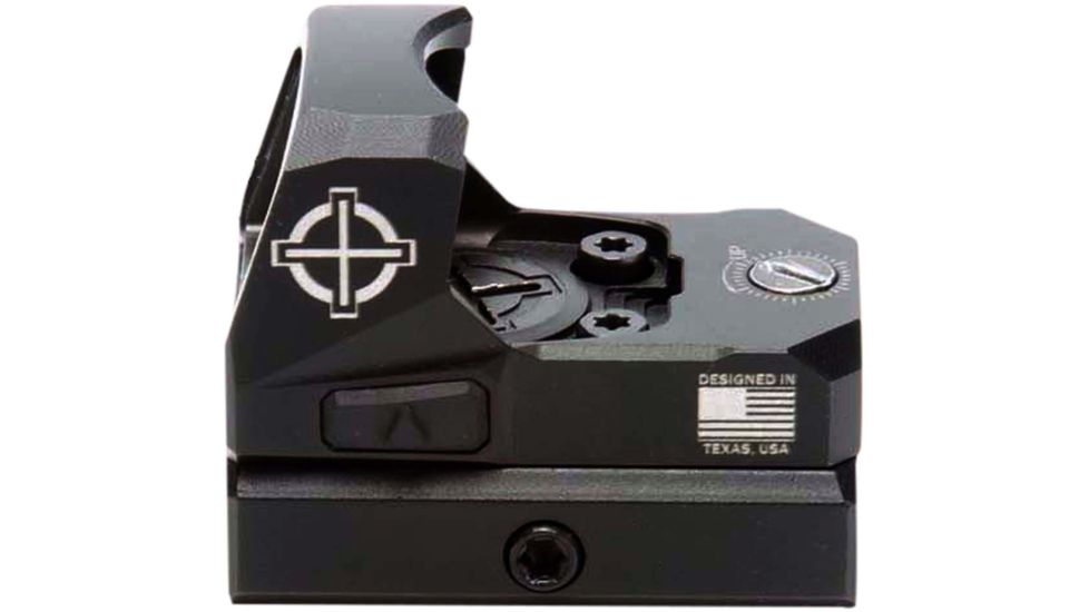 SightMark 1x Mini Shot A-Spec Reflex Sight, Red Reticle, 2 MOA, 1 MOA, 25 yd, Black, SM26045