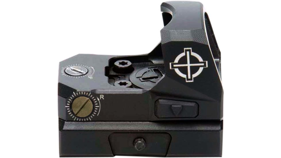 SightMark 1x Mini Shot A-Spec Reflex Sight, Red Reticle, 2 MOA, 1 MOA, 25 yd, Black, SM26045