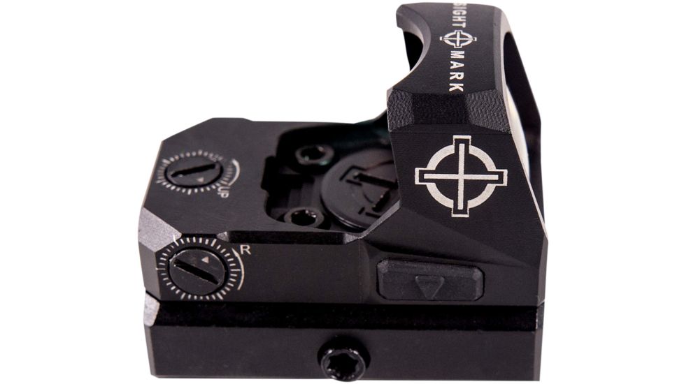 SightMark 1x Mini Shot A-Spec Reflex Sight, Red Reticle, 2 MOA, 1 MOA, 25 yd, Black, SM26045