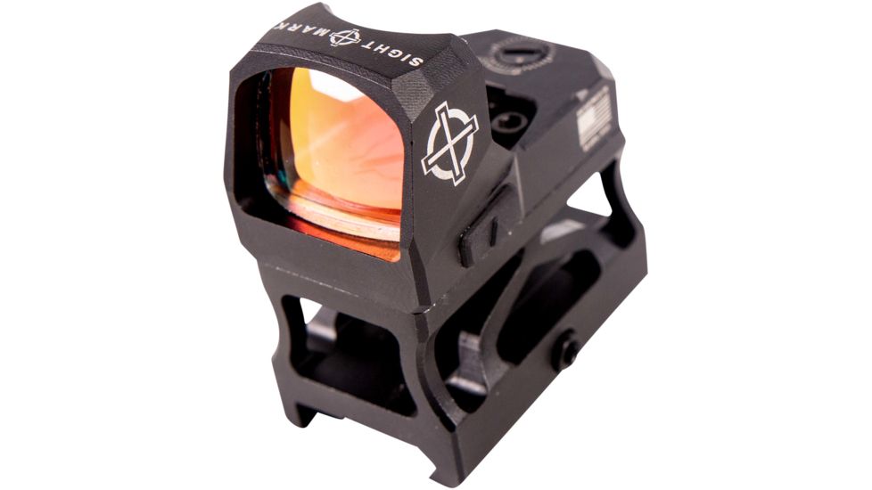 SightMark 1x Mini Shot A-Spec Reflex Sight, Red Reticle, 2 MOA, 1 MOA, 25 yd, Black, SM26045