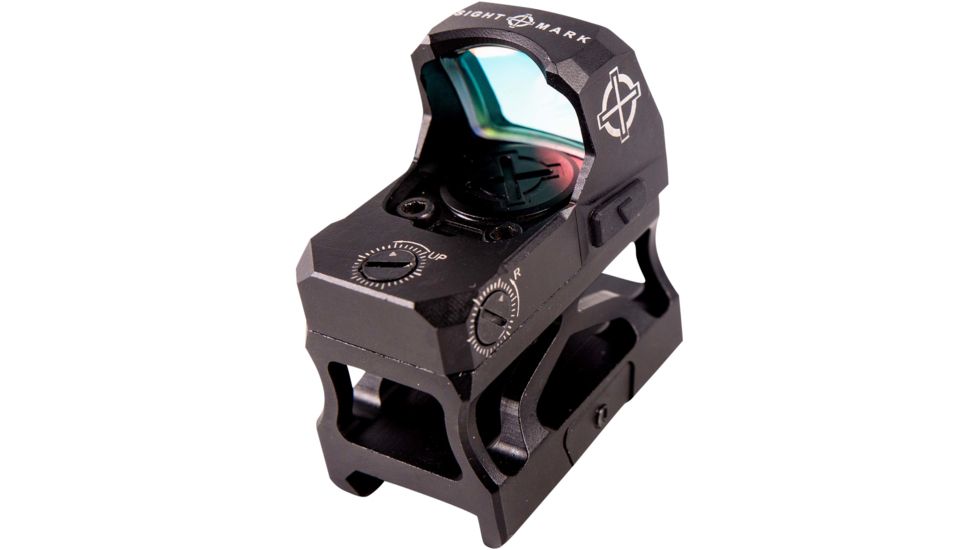 SightMark 1x Mini Shot A-Spec Reflex Sight, Red Reticle, 2 MOA, 1 MOA, 25 yd, Black, SM26045