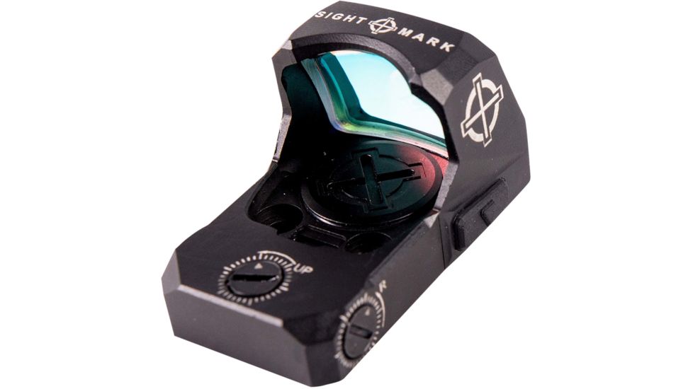 SightMark 1x Mini Shot A-Spec Reflex Sight, Red Reticle, 2 MOA, 1 MOA, 25 yd, Black, SM26045
