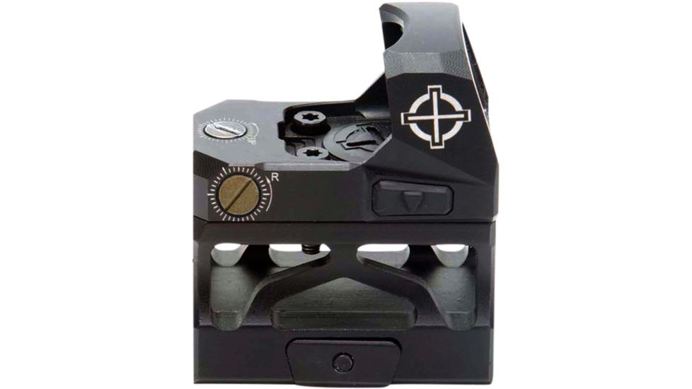 SightMark 1x Mini Shot A-Spec Reflex Sight, Red Reticle, 2 MOA, 1 MOA, 25 yd, Black, SM26045
