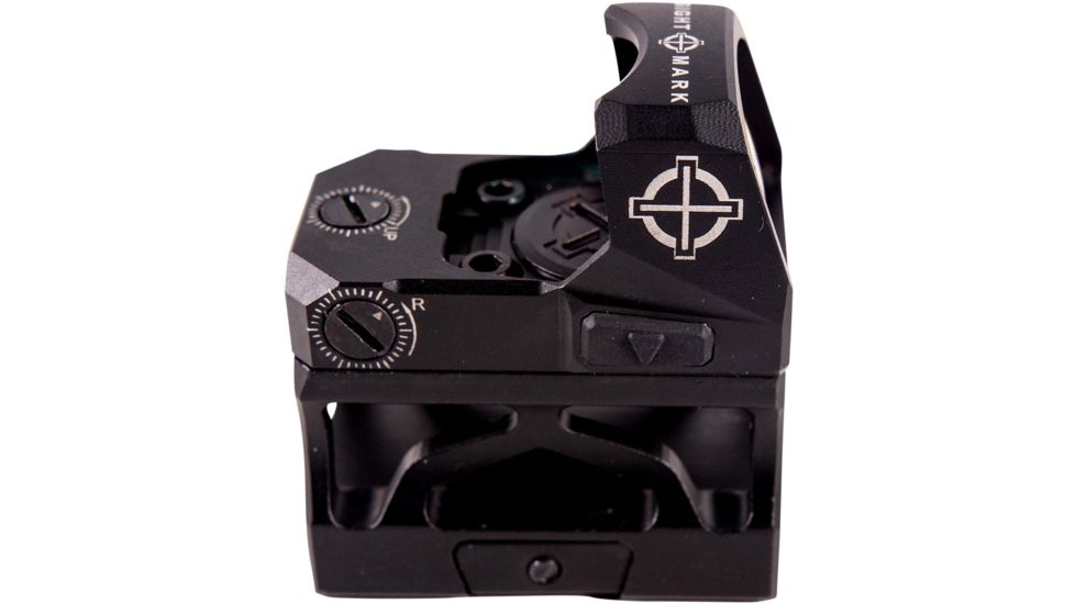 SightMark 1x Mini Shot A-Spec Reflex Sight, Red Reticle, 2 MOA, 1 MOA, 25 yd, Black, SM26045