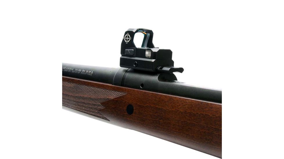 SightMark 1x Mini Shot A-Spec Reflex Sight, Red Reticle, 2 MOA, 1 MOA, 25 yd, Black, SM26045