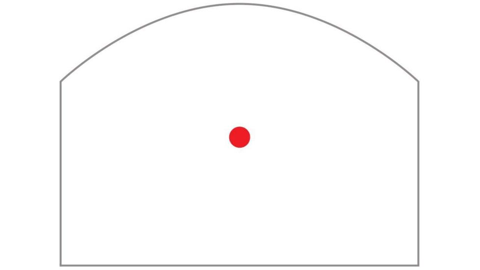 SightMark 1x Mini Shot A-Spec Reflex Sight, Red Reticle, 2 MOA, 1 MOA, 25 yd, Black, SM26045