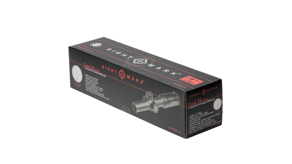 SightMark Core TX 1-4x24AR-223 BDC Rifle Scope, Black, SM13082AR.223