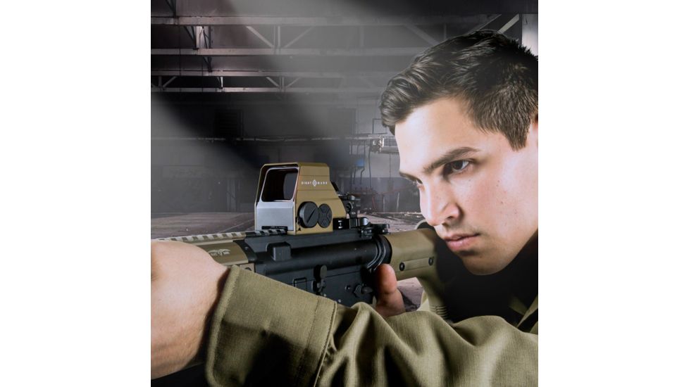 Sightmark Ultra Shot M-Spec LQD Reflex Sight, 65 MOA Circle Dot, Dark Earth, SM26034DE