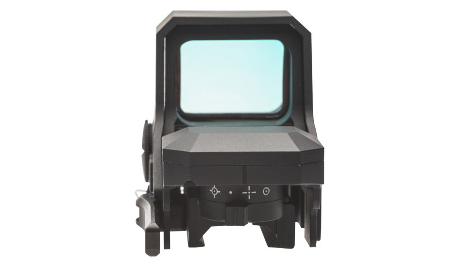 SightMark Ultra Shot Open 1x 33x24mm Reflex Red Dot Sight (A-Spec), 5 MOA dot, 3 MOA dot with 50 MOA circle, 3 MOA dot with 50 MOA crosshair, 3 MOA dot with 30 MOA circle/crosshair (subtensions total 50 MOA) Black, SM26032