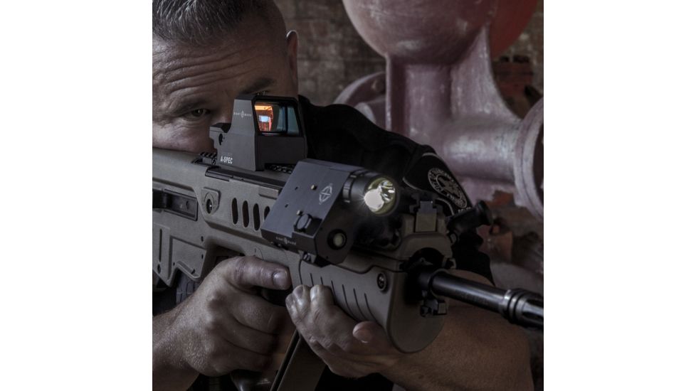 SightMark Ultra Shot Open 1x 33x24mm Reflex Red Dot Sight (A-Spec), 5 MOA dot, 3 MOA dot with 50 MOA circle, 3 MOA dot with 50 MOA crosshair, 3 MOA dot with 30 MOA circle/crosshair (subtensions total 50 MOA) Black, SM26032
