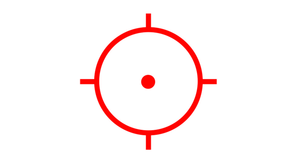 Sightmark Ultra Shot M-Spec LQD Reflex Sight, 65 MOA Circle Dot, Black, SM26034