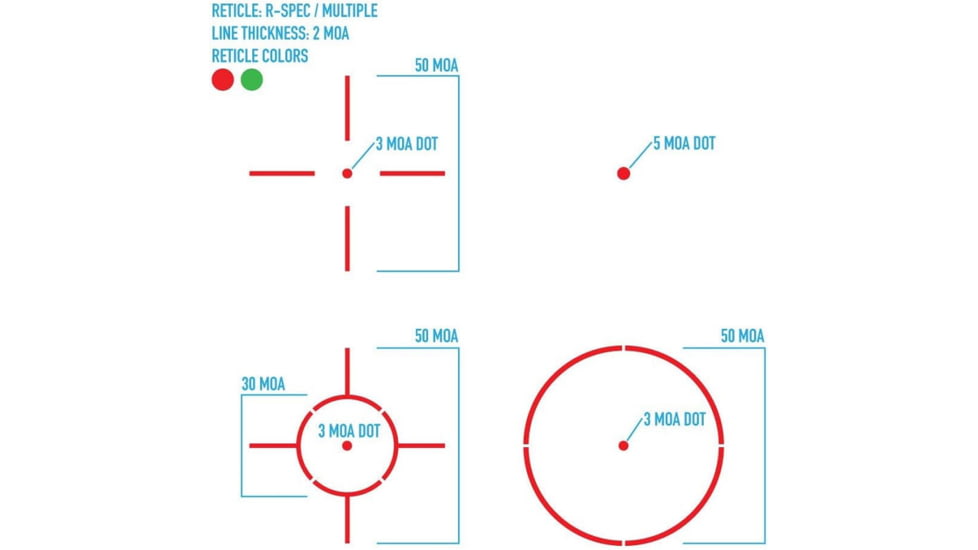 SightMark Ultra-Shot R-Spec Dual Shot Reflex Sight G, SM26033G