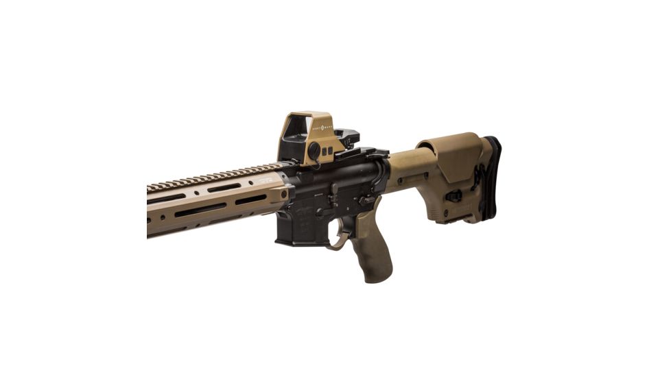 SightMark Ultra Shot R-Spec 1x 33x24 mm Reflex Red Dot Sight, 5 MOA dot, 3 MOA dot with 50 MOA circle, 3 MOA dot with 50 MOA crossshair, 3 MOA dot with 30 MOA circle/crosshair (subtensions total 50 MOA), Dark Earth, SM26031DE