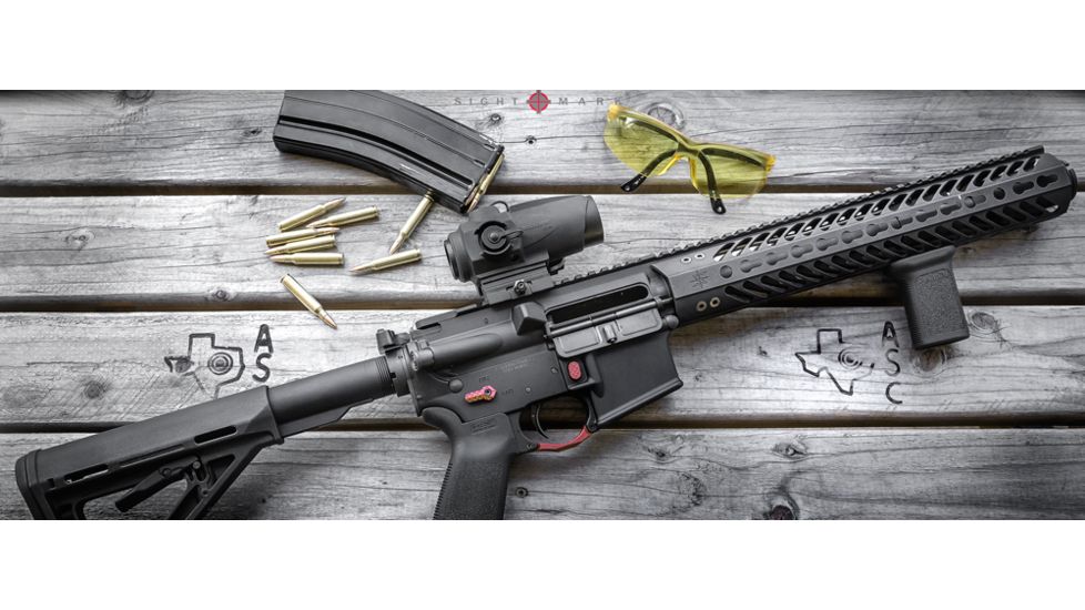 Sightmark Wolverine Red Dot Sight, 1x28 mm, 2 MOA Red Dot Reticle, Black, SM26037