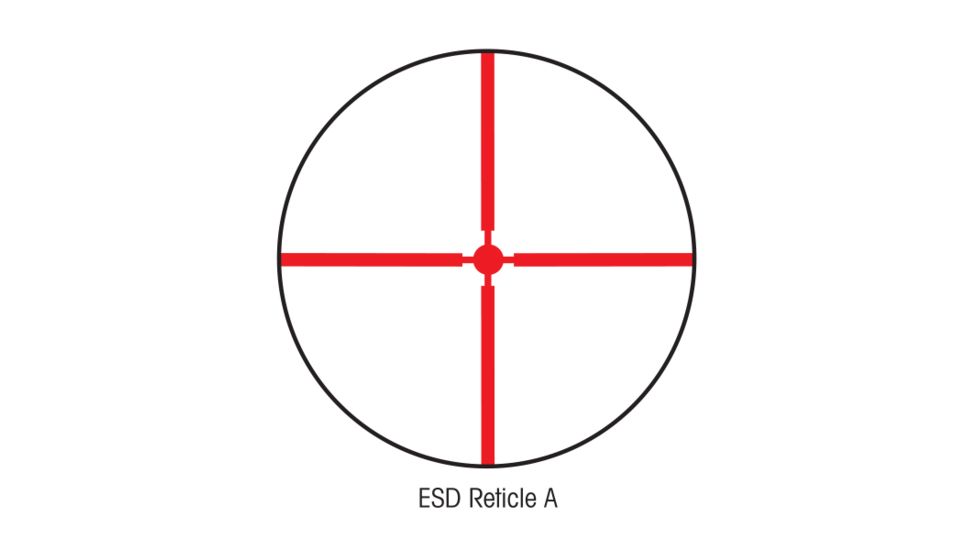 Sightron S33 Red Dot 1x33mm Four Reticle Handgun Scope/Electronic Sighting, Matte Black, 40008