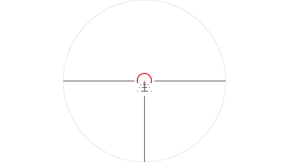 Sightron S-TAC 1-6X 24mm Rifle Scope, 30mm Tube, Second Focal Plane, IR AR1 Reticle, Matte Black, 26022