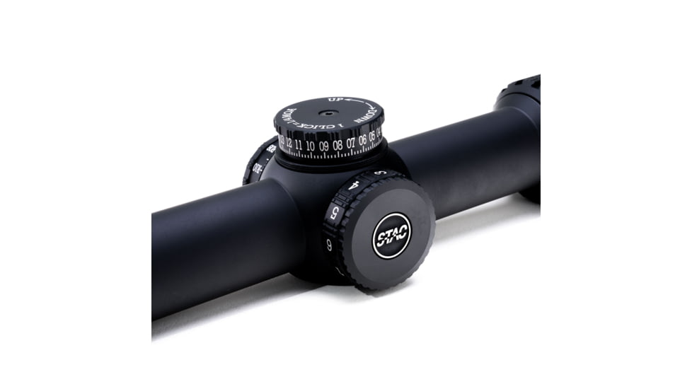 Sightron S-TAC 1-6X 24mm Rifle Scope, 30mm Tube, Second Focal Plane, IR AR1 Reticle, Matte Black, 26022