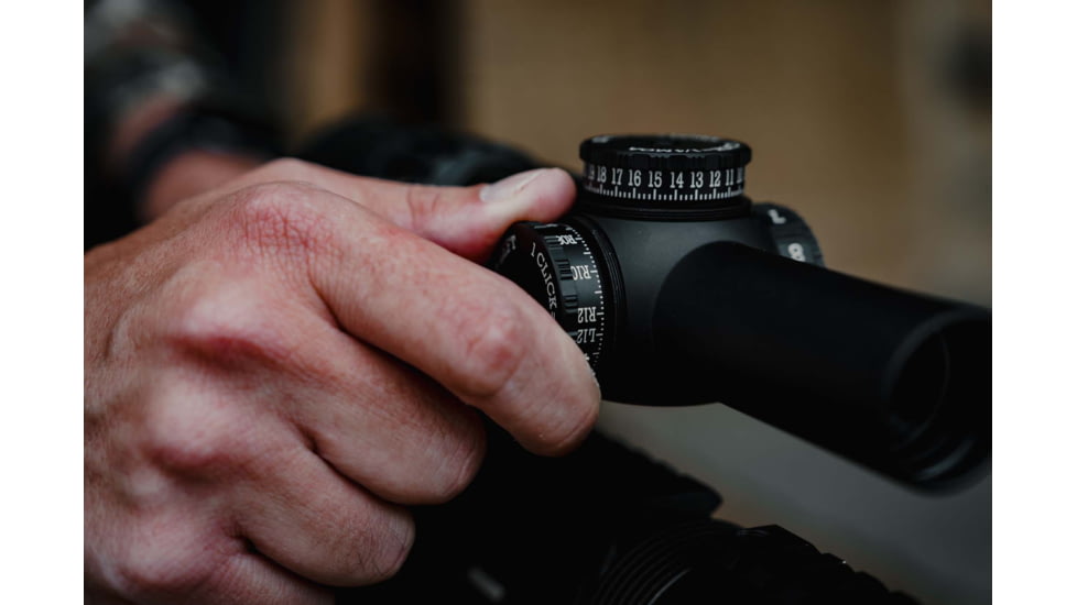 Sightron S-TAC 1-6X 24mm Rifle Scope, 30mm Tube, Second Focal Plane, IR AR1 Reticle, Matte Black, 26022