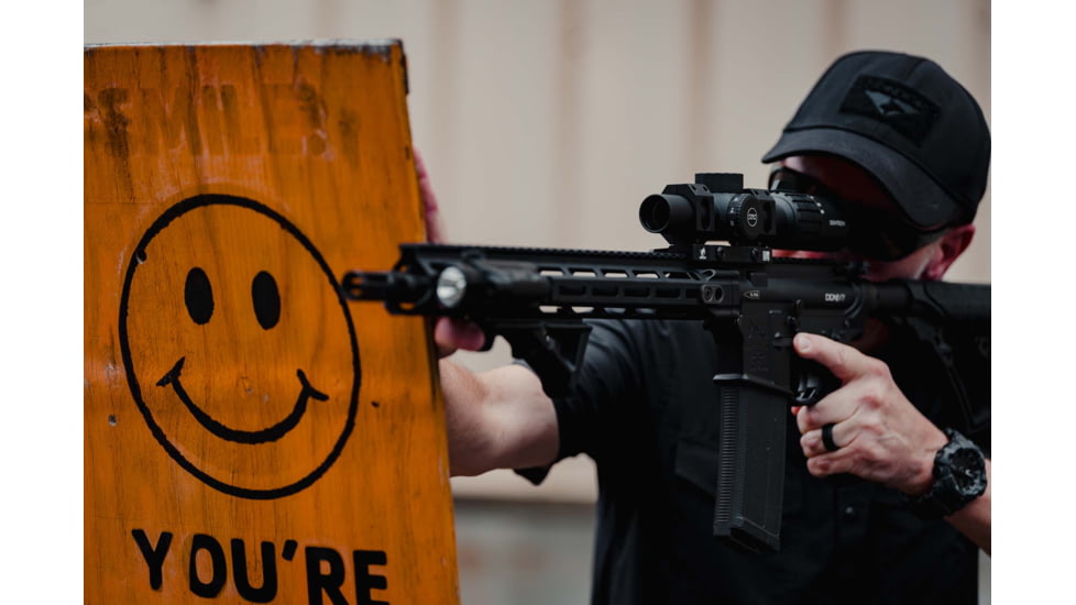 Sightron S-TAC 1-6X 24mm Rifle Scope, 30mm Tube, Second Focal Plane, IR AR1 Reticle, Matte Black, 26022