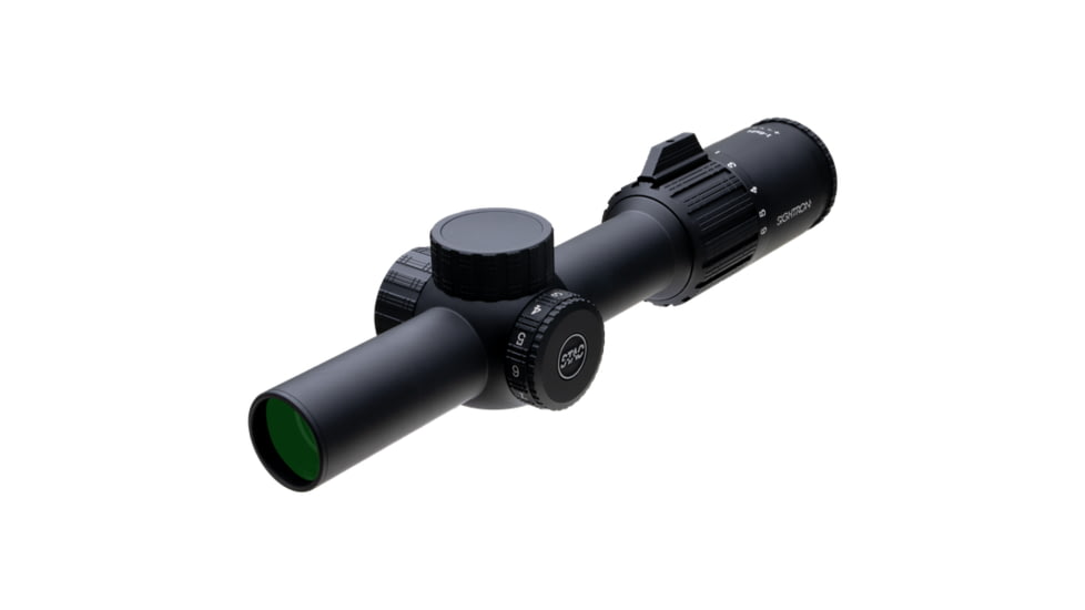 Sightron S-TAC 1-6X 24mm Rifle Scope, 30mm Tube, Second Focal Plane, IR AR1 Reticle, Matte Black, 26022