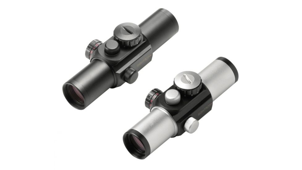 Sightron S33 Red Dot 1x33mm Handgun Scope / Electronic Sighting, Black, Stainless