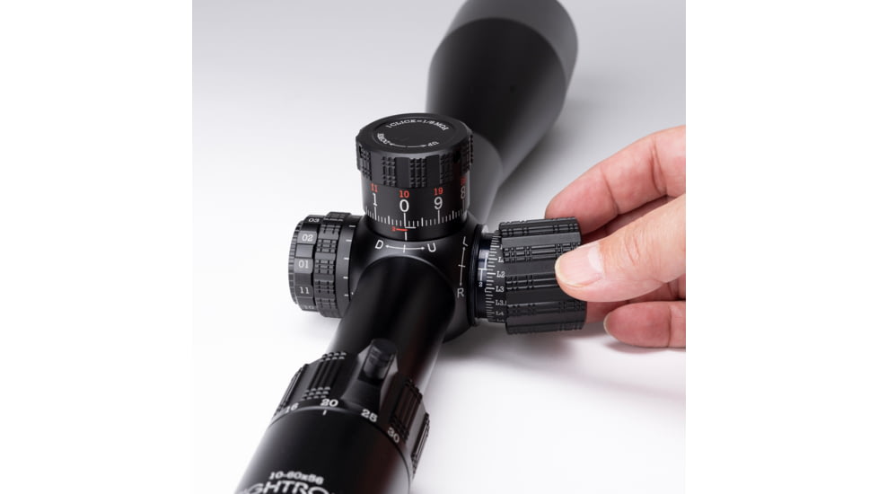Sightron The S6 10-60x56 34 mm Tube ED Bench Rest Rifle Scope, Second Focal Plane