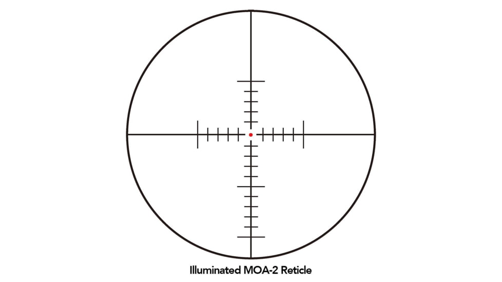 Sightron SIII PLR Rifle Scope, 8-32x56mm, Zero Stop, MOA-2 24X IR Reticle, Black, Medium, 28009