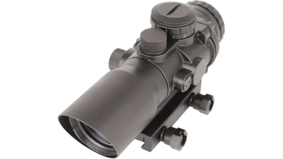 SigTac Compact Prismatic Rifle Scope 3x Illuminated Reticle Red/Green BDC 110067